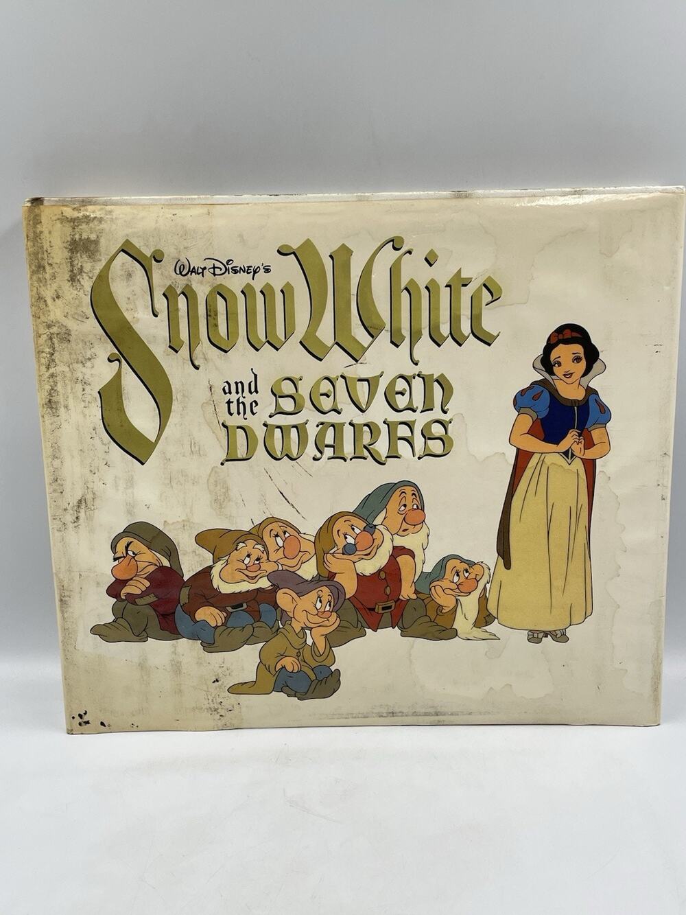 1979 Walt Disney's Snow White & The Seven Dwarfs Studio Book HBDJ Viking Press